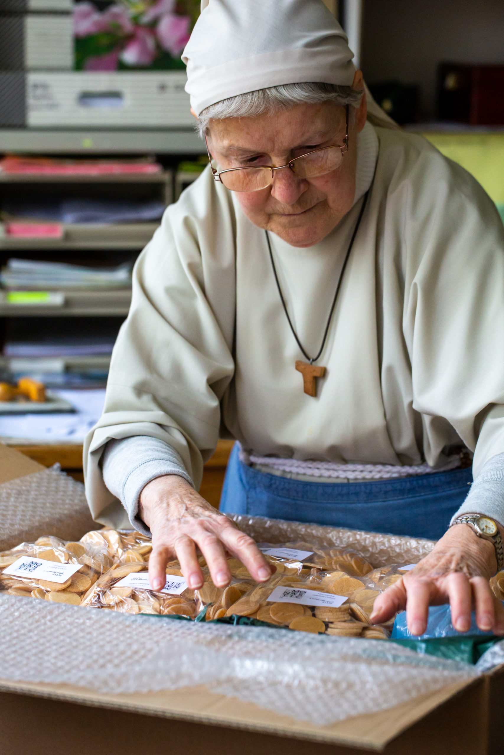 Colisage des hosties